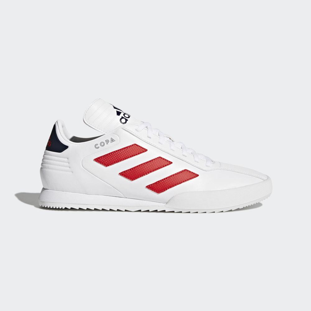 Adidas Men's Copa Super Football Shoes White/Deep Red/Navy Ireland B37085